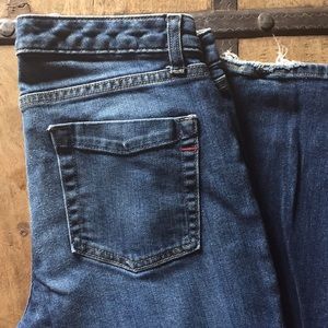 GAP Essential Fit Blue Jeans Boot Cut Size 8 Long